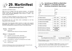 29. Martinifest - Martini Rohrdorf