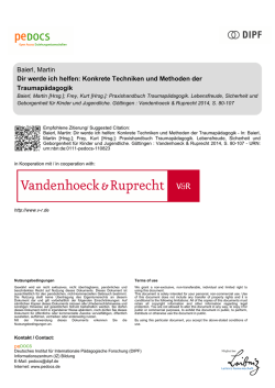 Dir werde ich helfen: Konkrete Techniken und Methoden der