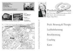 Flyer 2010 Psychologische Praxis