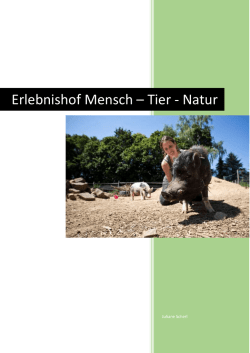Erlebnishof Mensch &ndash; Tier - Natur - AWO