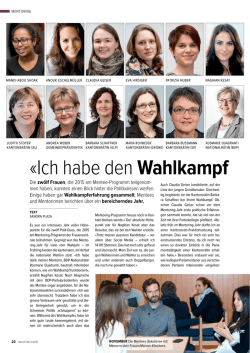 Ich habe den Wahlkampf hautnah miterlebt