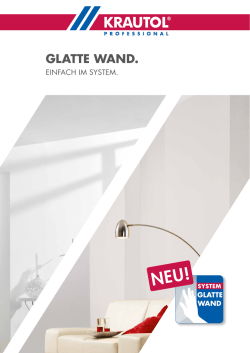 glatte wand.