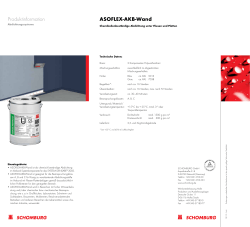 ASOFLEX-AKB-Wand Produktinformation