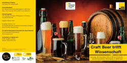 Craft Beer trifft Wissenschaft - Karl-Franzens