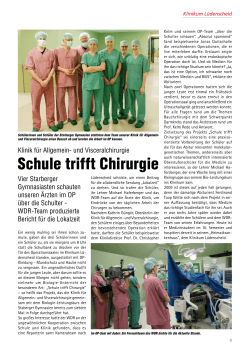 Schule trifft Chirurgie