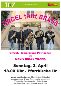 Orgel trifft Brass - Marktgemeinde Ilz