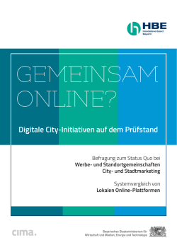 Digitale City-Initiativen auf dem Pr&uuml;fstand