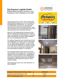 Effiziente Beleuchtung