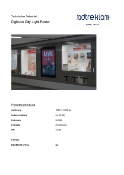 Digitales City-Light-Poster