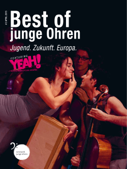 Jugend. Zukunft. Europa.