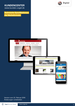 kundencenter - Vogel Business Media