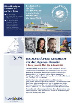 pdf - PLANTOURS Kreuzfahrten