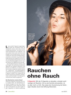 Rauchen ohne Rauch