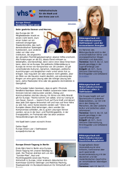 EDIC-Newsletter April 2015
