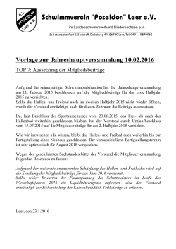 JHV 2016 - Begr&uuml;ndung TOP 7
