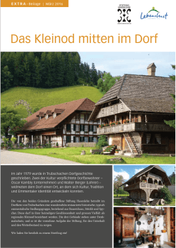 Das Kleinod mitten im Dorf - Heimatmuseum Trubschachen