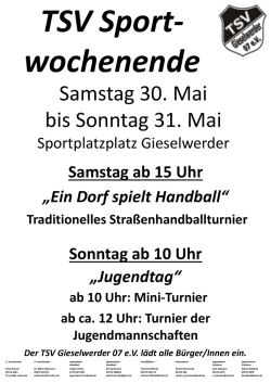 Ein Dorf spielt Handball