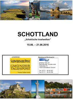 schottland - Schwäbische Post