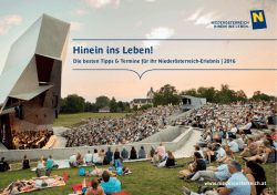Hinein ins Leben! - Nieder&ouml;sterreich