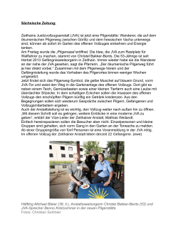 Sächsische Zeitung - Der Ökumenische Pilgerweg