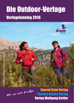 Katalog 2016 - Conrad Stein Verlag