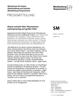 Hesse schickt Hein Hannemann mehrsprachig auf große Fahrt
