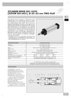 ZYLINDER REIHE ISO 15552 (ZUVOR ISO 6431), Ø 32÷63 mm