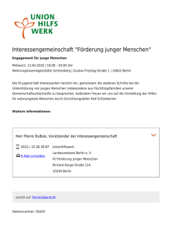 Interessengemeinschaft "F&ouml;rderung junger