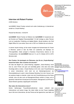 Interview mit Robert Franken