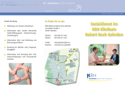 Sozialdienst im KRH Klinikum Robert Koch Gehrden