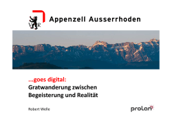 Robert Welle - AR goes digital