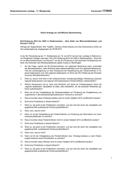 Drucksache 17/4042 - Nieders&auml;chsischer Landtag