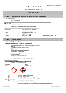 EG-Sicherheitsdatenblatt