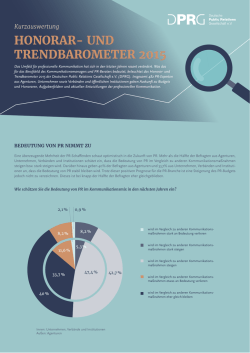 honorar- und trendbarometer 2015