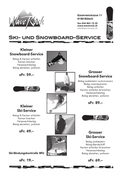 Ski- und Snowboard-Service