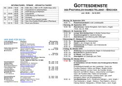 GOTTESDIENSTE