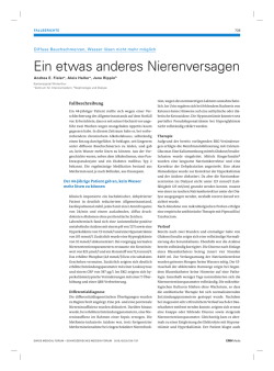 Ein etwas anderes Nierenversagen