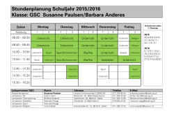 GSC Susanne Paulsen/Barbara Anderes