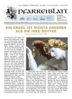 ein engel ist nichts anderes als die idee gottes