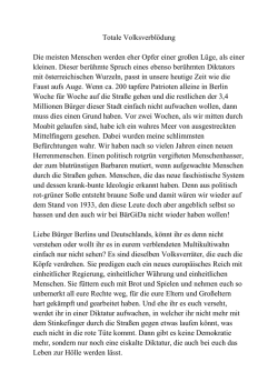 einen Redebeitrag