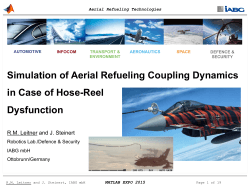 Simulation of Aerial Refueling Coupling Dynamics in Case of Hose