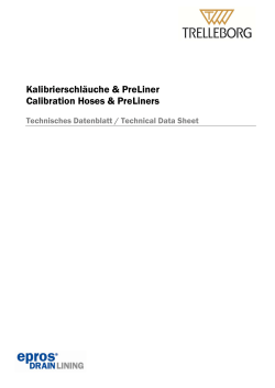 Kalibrierschläuche & PreLiner Calibration Hoses