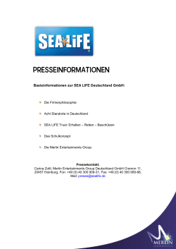 Basisinformationen zur SEA LIFE Deutschland GmbH: