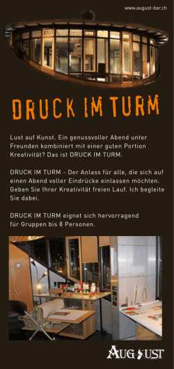 Druck im Turm