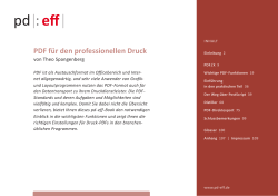 PDF für den professionellen Druck - pd-eff