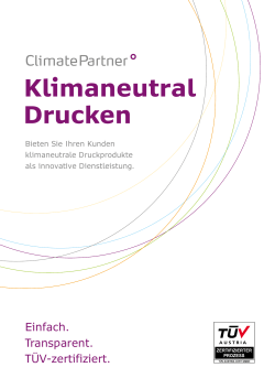 Klimaneutral Drucken