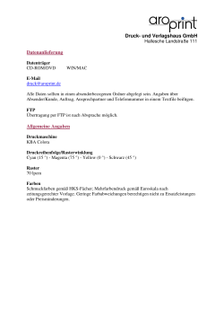 offene Daten - AROPRINT Druck