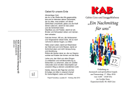Ein Nachmittag f&uuml;r uns