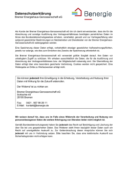 Ich bin damit einverstanden, dass die f&uuml;r die Abrechnung