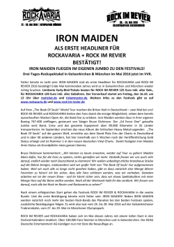 IRON MAIDEN IRON MAIDEN